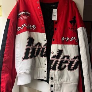 Red and White Rodeo Jacket